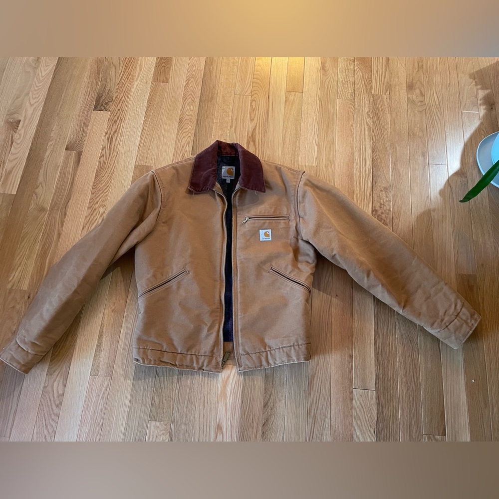 Carhartt Men’s Weathered Detroit Duck Canvas Jacket